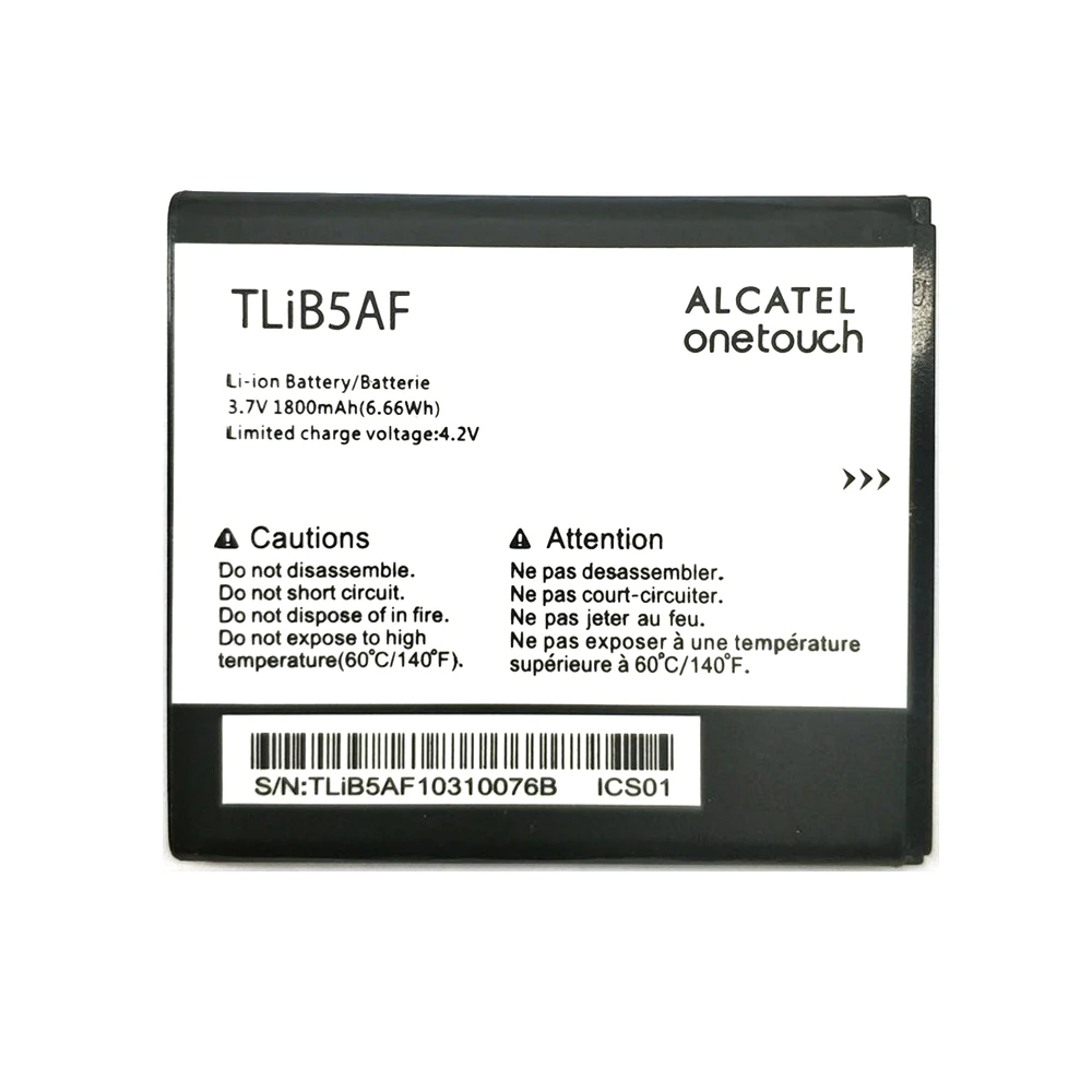 Good 1800mAh TLiB5AF Battery For Alcatel One Touch Pop C5 OT 5036 5036D 5037 5037D 5037A 5037X phone battery | Мобильные телефоны и
