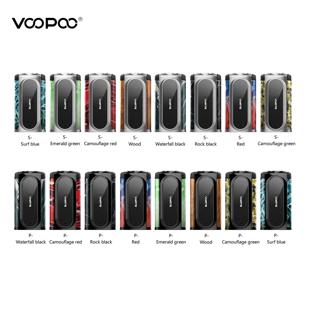 

VOOPOO Vmate Mod 200w Dual 18650 Box Mod Balance Charge Powered Fit for UFORCE T1 8ml Tank vape mod Vs Voopoo Drag 157W Mod
