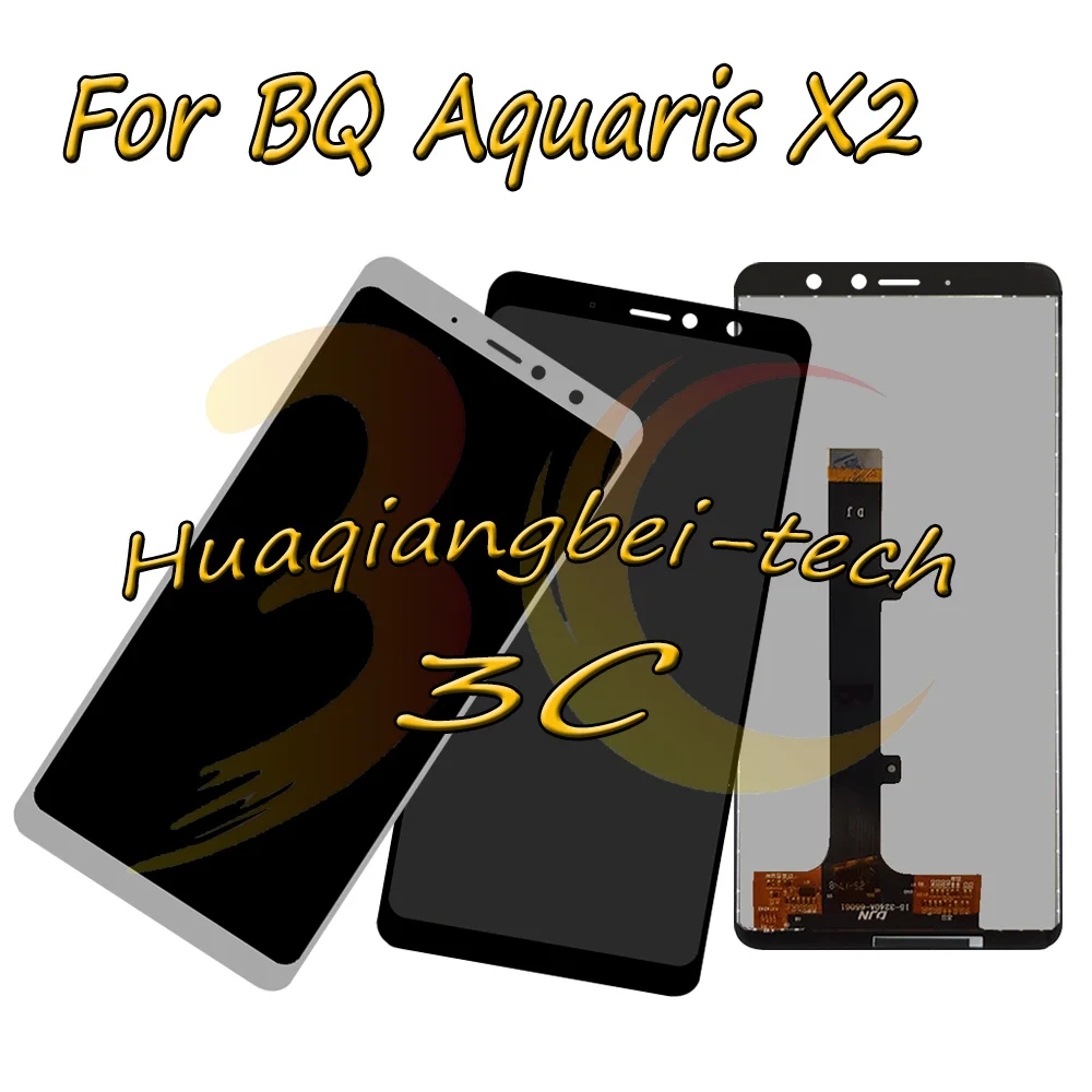 

New 5.65'' For BQ Aquaris X2 / Aquaris X2 pro Full LCD DIsplay + Touch Screen Digitizer Assembly 100% Tested