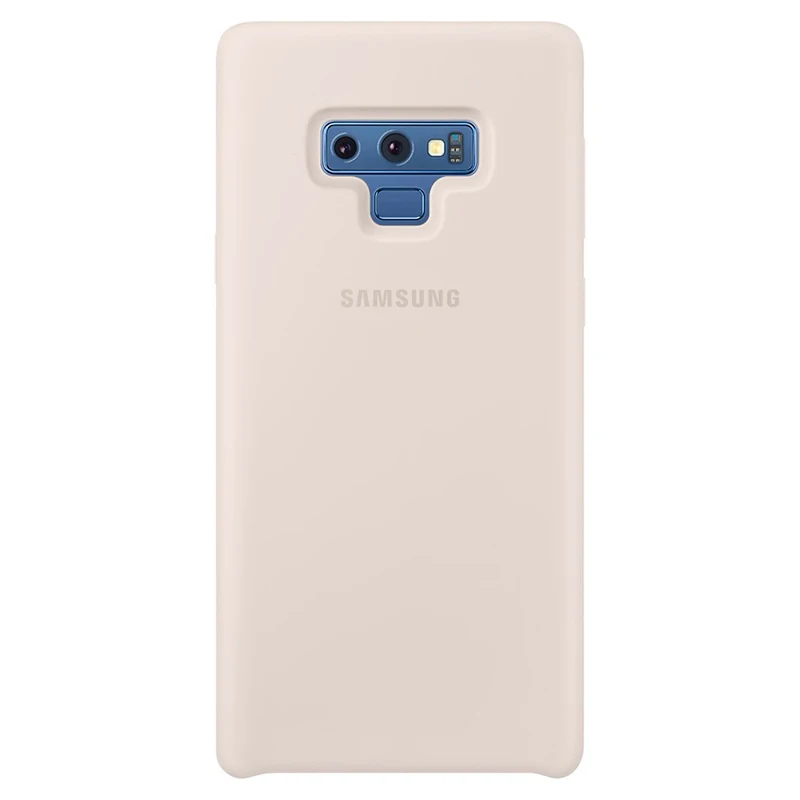 Note9-sil-White samsung силиконовый чехол для телефона Note9 Note 9 шелковистый и мягкий на ощупь силиконовый чехол N960F SM-N960F SM-N960U - Цвет: Note9-sil-White