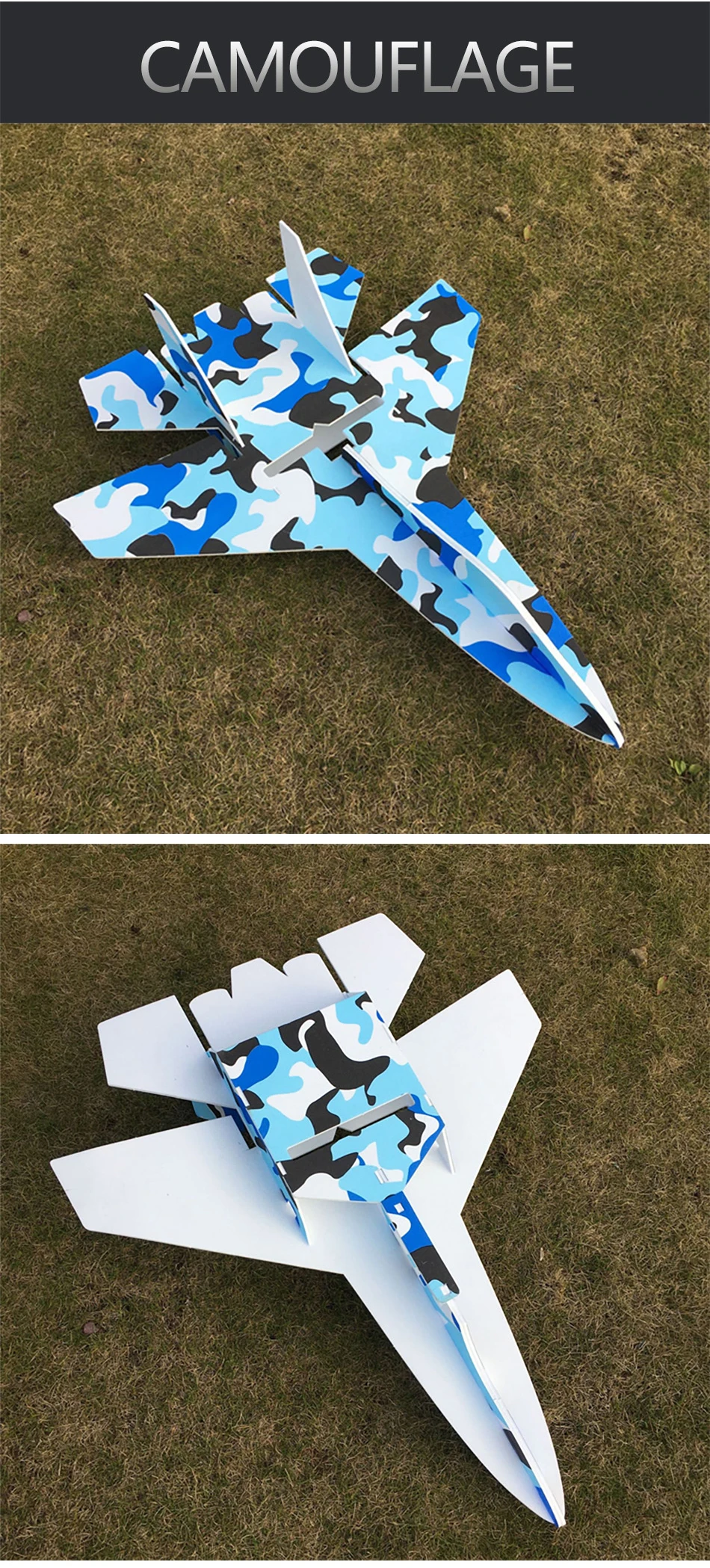 Фиксированная модель крыла Su27 RC самолет структура части сопротивление литой Материал пульт дистанционного управления Самолет