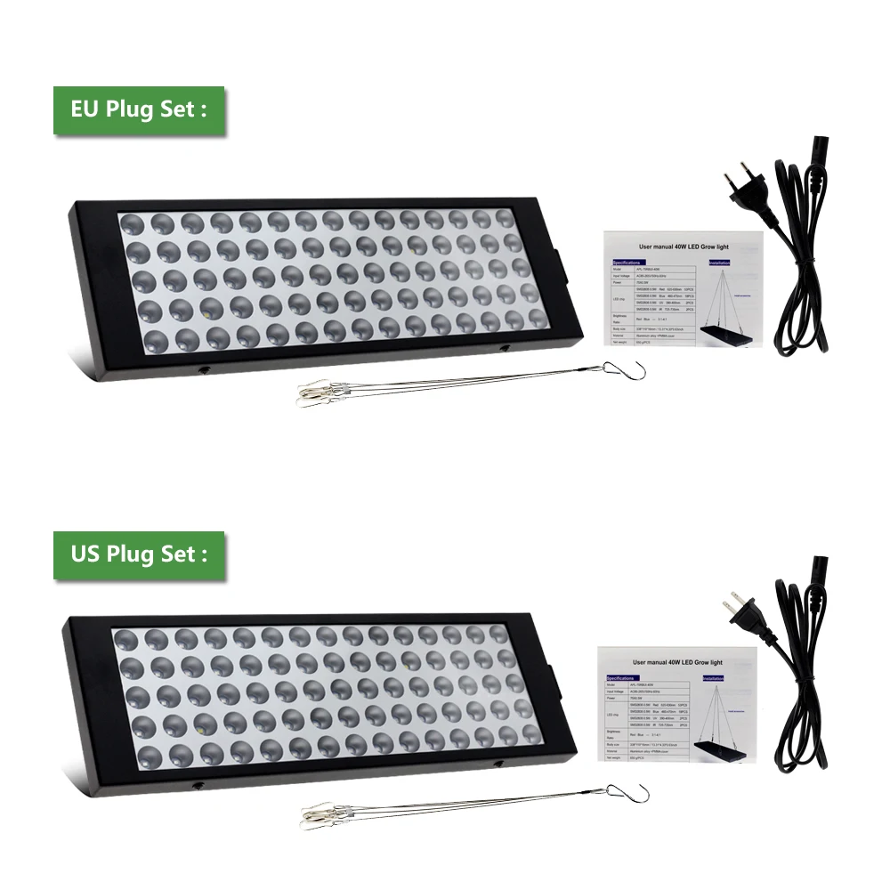  LED Plant Grow Lights SMD2835 Red+Blue+UV+IR Full Spectrum LED Grow Lamps for Garden Flowering Hydr - 32917108875