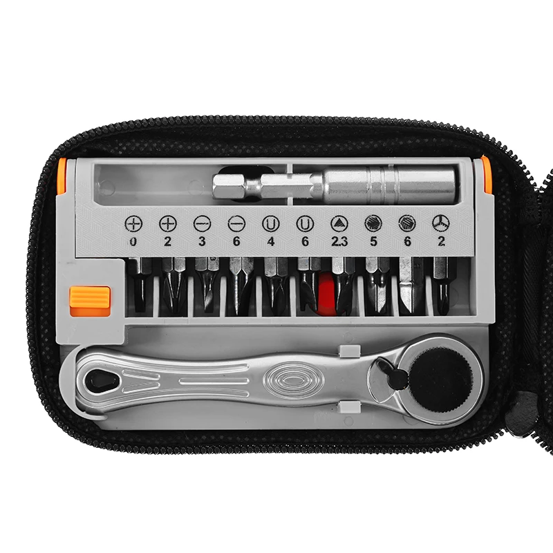 

Portable Screwdriver Set 12pcs Chrome Vanadium Steel Metric Quick Ratchet Screwdriver Set 2011A/2011B Wrench Driver Socket Set