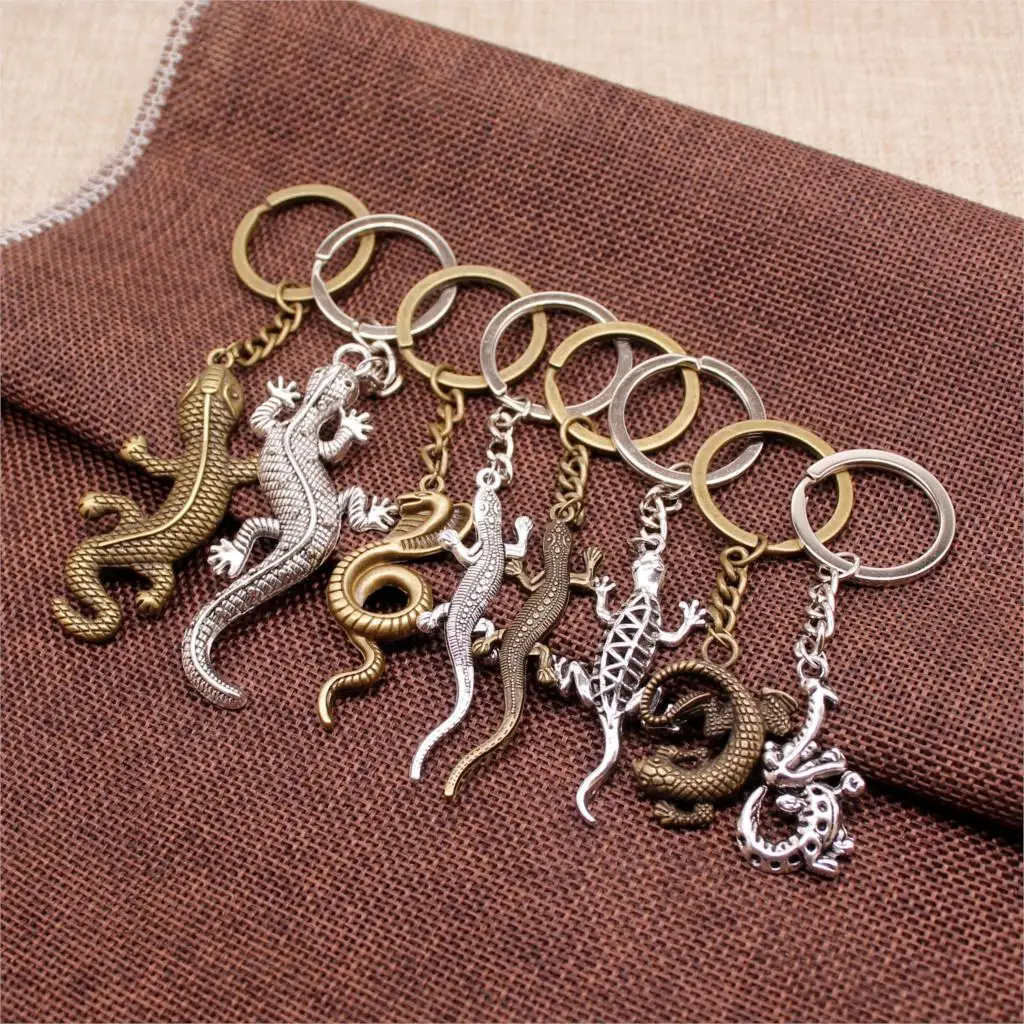 

3 Piece keyholder Snake reptile keychain bag gift for boyfriend