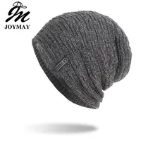 Joymay новая зимняя шапка Унисекс Skullies& Beanies вязаная шапка шапки Gorro шапка s для мужчин и женщин Прямая поставка WM107-H