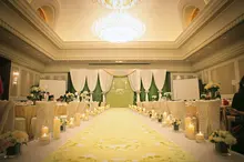 Wedding 4mx8m backdrop wedding supplies decorations fabric curtain wedding stage backdrop with Beautiful Swag