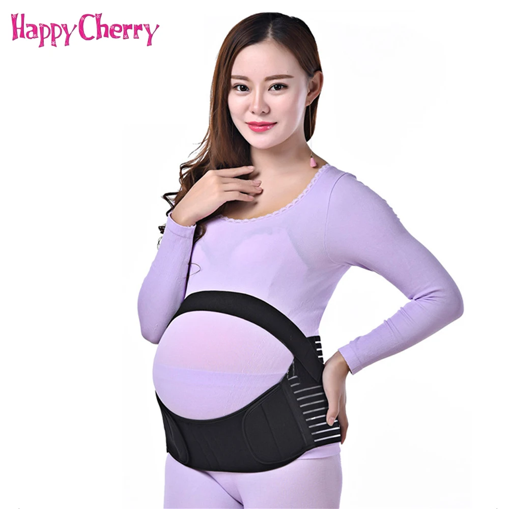 Счастливый Вишневый хлопок беременных женщин дородовой корсет для живота Пояс для беременных и матерей после родов поддержка живота