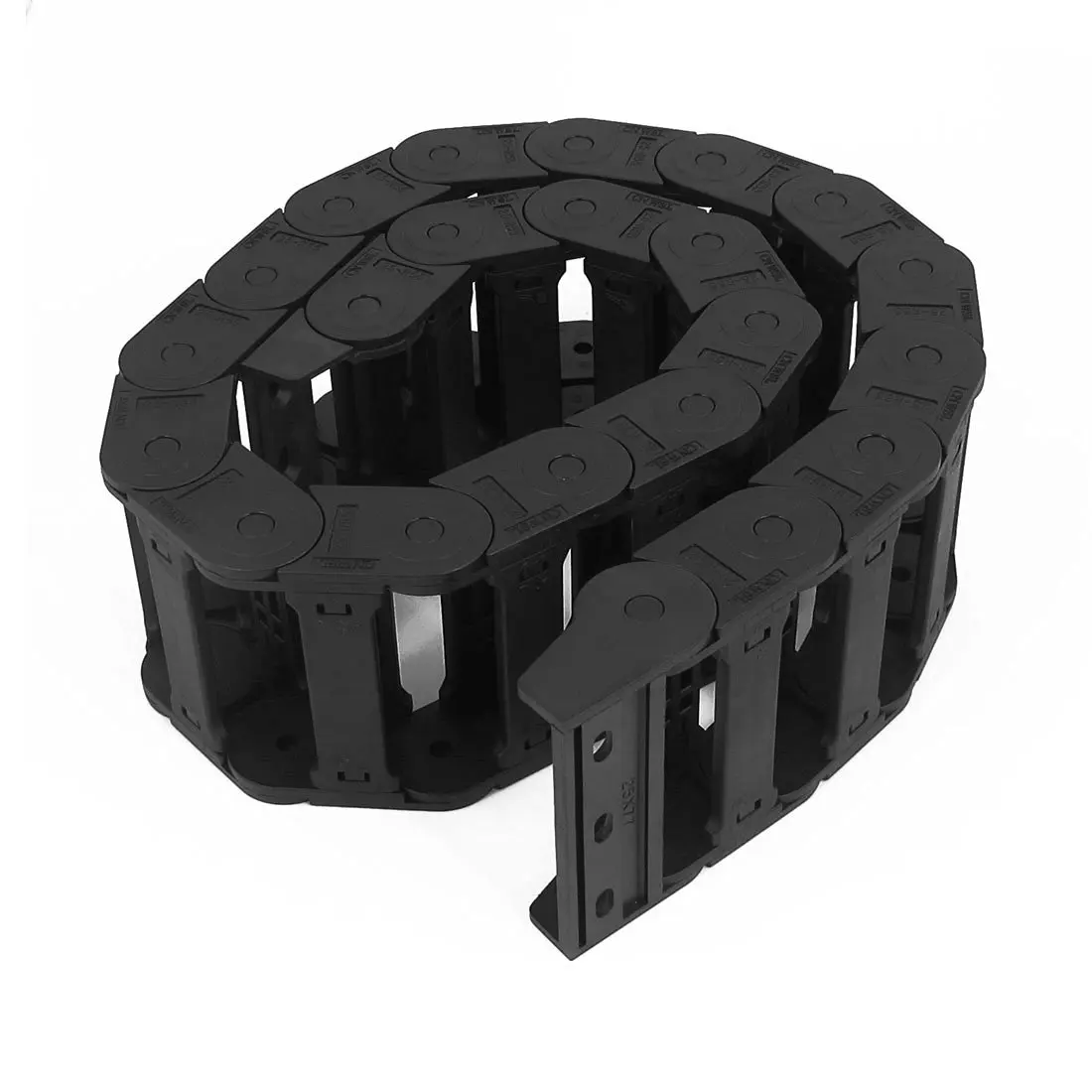 

Machine Tool 25 x 77mm Black Cable Wire Carrier Drag Chain Nested