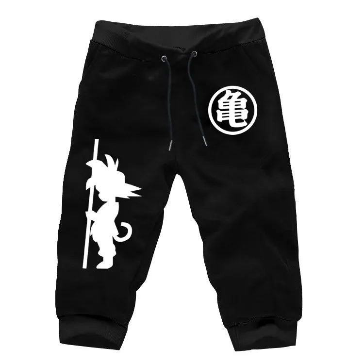 

Anime Dragon Ball Goku Vegeta Mens Cropped Pants Joggers Trousers Summer Calf Length Pant Men Casual Sweatpants