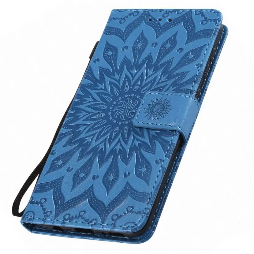 

Sunflower Leather Book Cases For Motorola Moto E5 E4 C Plus G7 Power G6 Plus G5 G5S G4 G2 Z4 Play Z Force X Style Card Slot E06Z