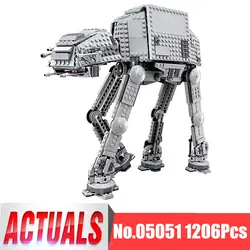 Лепин Star Wars Фигурки 05051 1206 шт. на-на модели здания Наборы блоки кирпичи развивающие игрушки для детей Совместимые С 75054