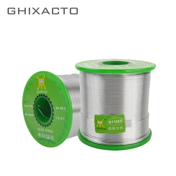 

GHIXACTO 500g Lead-Free Solder Wire 0.8/1.0mm Unleaded Lead Free Rosin Core for Electrical Solder Tin Containing 99.3%