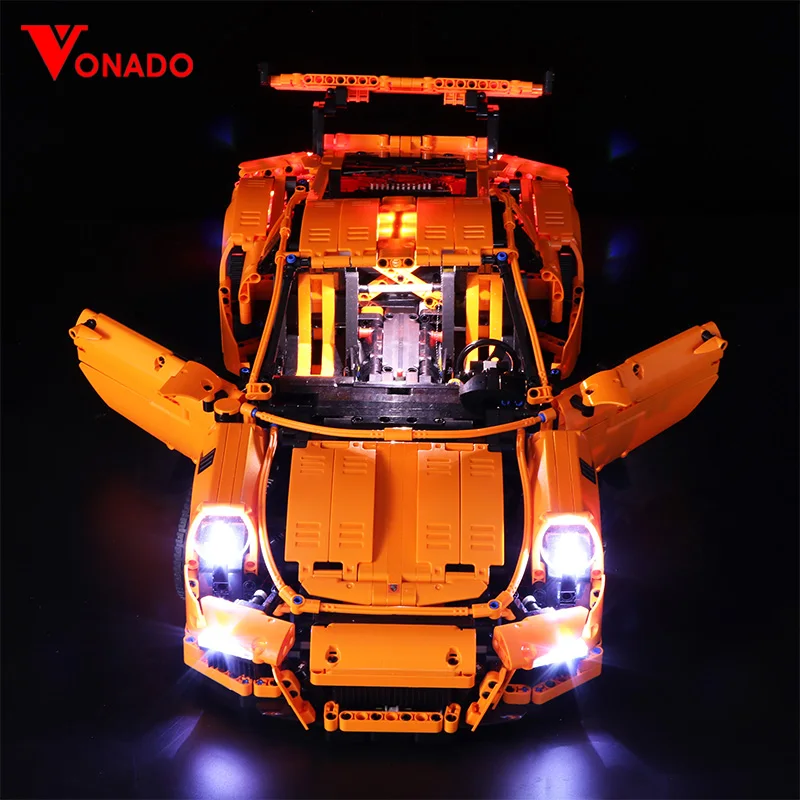 Vonado светодиодный свет набор для Lego 42056 Porsche technic гоночный автомобиль совместимый