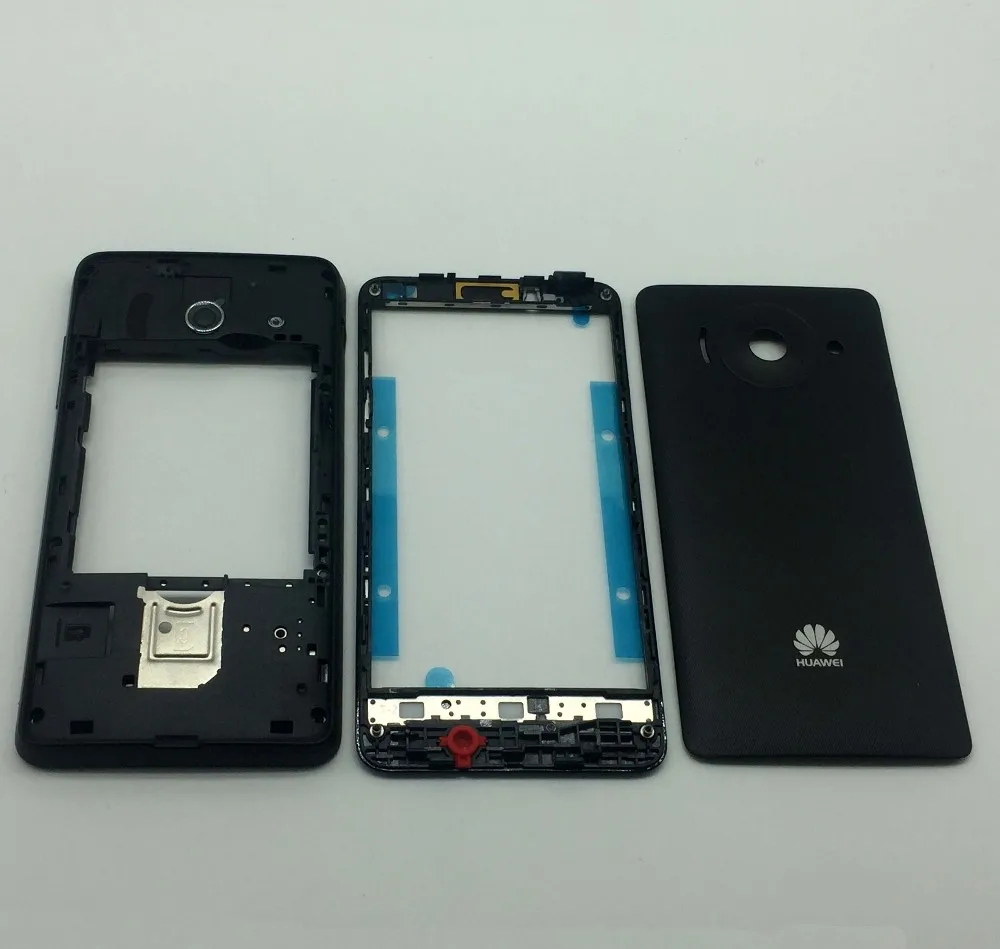Original New Full frame Housing Cover Repair Part for Huawei Ascend Y300 Black Free shipping |