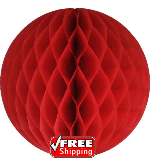 ピース赤いティッシュペーパーハニカムボール花ランタン クリスマス新年パーティー手作りcraft 4 6 8 10 12 14 16 40センチ Parti Party Lashesparty Registration Aliexpress