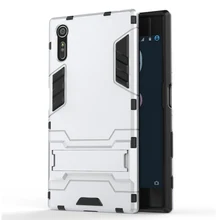 Для Sony Xperia XZ Чехол Робот Броня Обложка двойной F8332 F8331 3D Броня Стенд чехол для Sony E Xperia XZ протектор чехол для телефона fn308