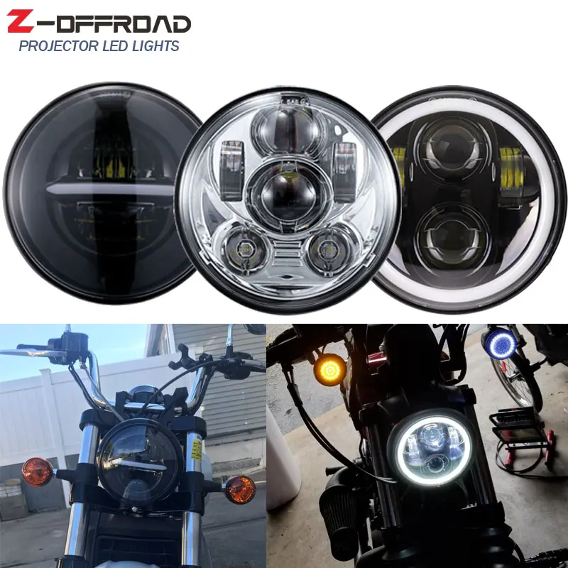 Для Tri Glide Ultra Classic FLHTCUTG FLHXXX Sportster 1200 XL 883 мотоцикл 5 75 &quot5 дюймов светодиодный DRL фара|