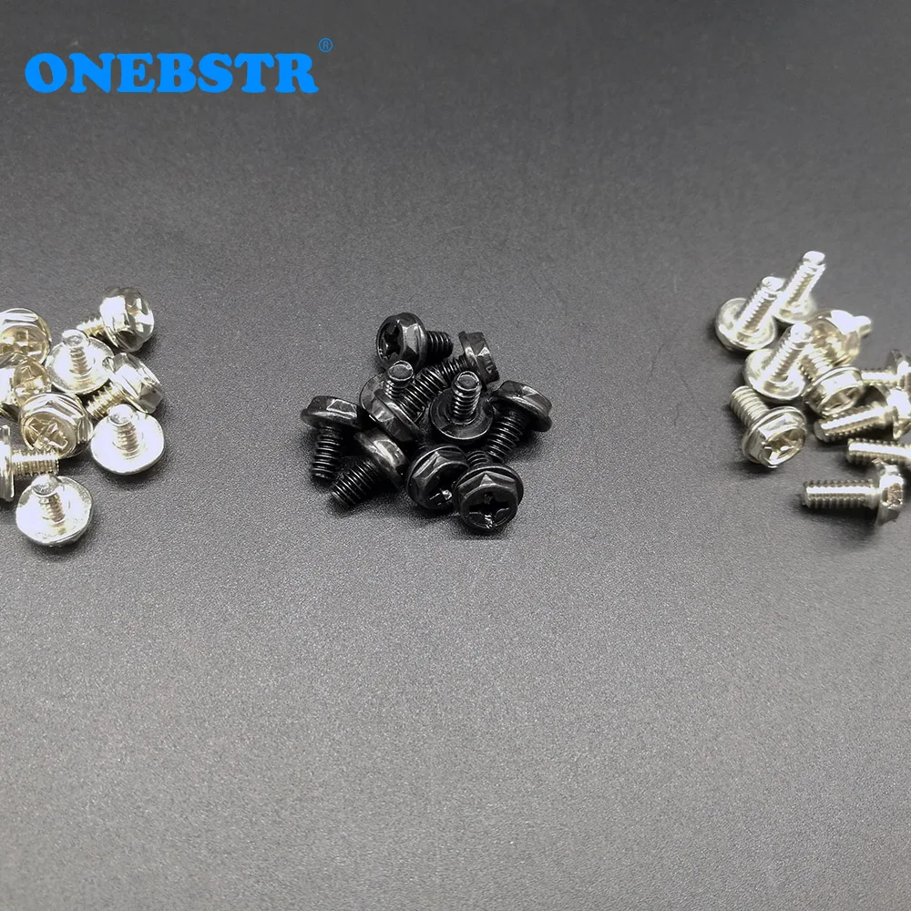 10Pcs/lot 6 32*5 6 8 Computer Case Screws Hexagon with Gasket Desktop