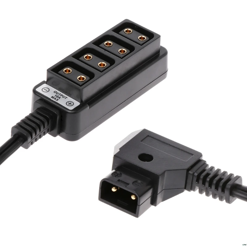 OOTDTY D-Tap Male B-tape To 4 Female Hub переходник-разветвитель для фотографии power