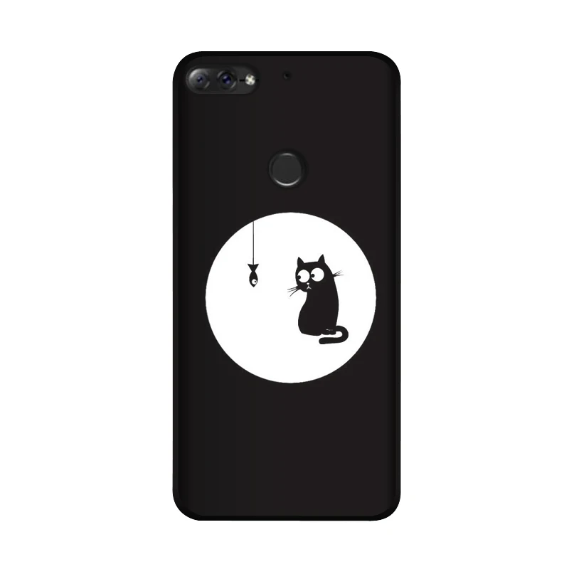 5 QAQsam мягкий силиконовый для Lenovo K5 Note L38012 6,0 дюймов чехол Чехол с рисунком Матовые чехлы цветок Кот Funda - Цвет: 5