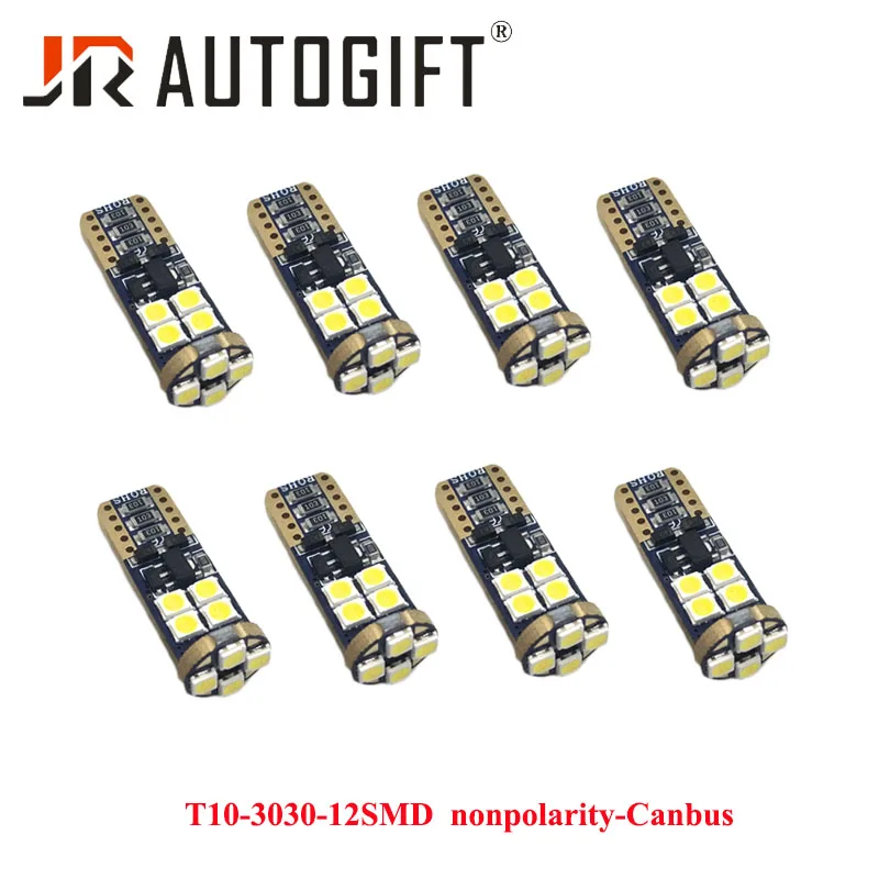

Светодиодная лампа T10 Canbus 12SMD 3030, 12-24 В, 168, 194