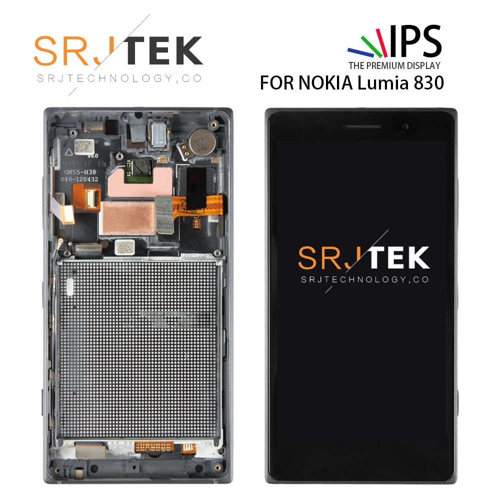 

Tested 5.0" IPS Display For NOKIA Lumia 830 LCD Touch Screen Digitizer Assembly Replacement for Lumia 830 Display LCD RM-984