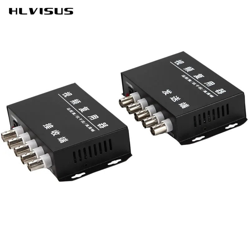 1 pair 4 Channel Video Multiplexer with Common Cable Transmission for