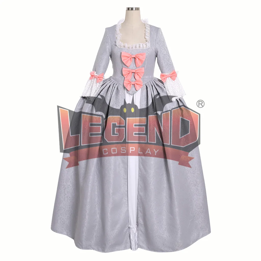 

18-я Мари Антуанетта рококо платье день суд платье, в стиле рококо серое платье на заказ