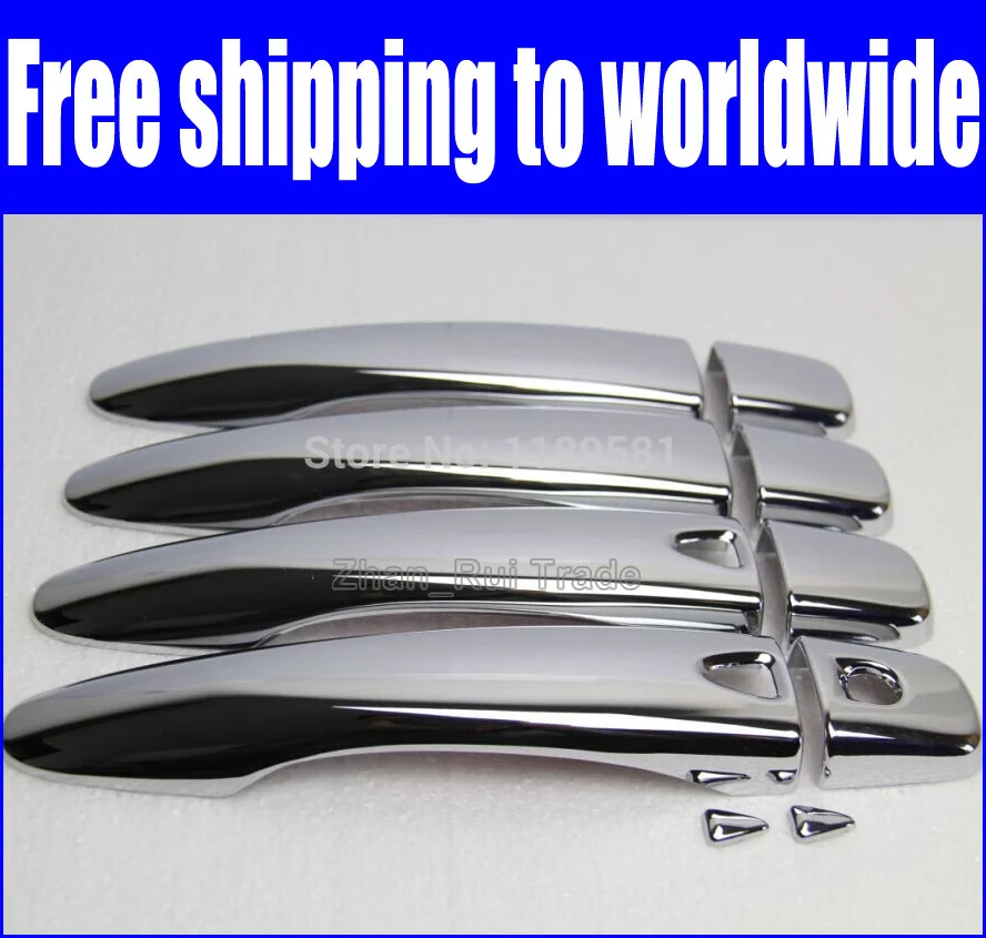 For Nissan Qashqai 2014 2015 2016 ABS Chrome Door Handle Cover Trim