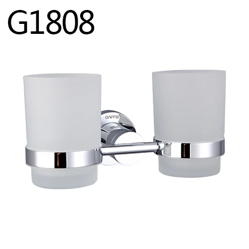 GAPPO аксессуары для ванной, настенные аксессуары для ванной комнаты, аксессуары для ванной комнаты, набор для ванной, держатель туалетной бумаги - Цвет: G1808