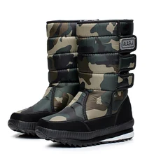 2016 winter warme männer verdickung plattformen wasserdichte schuhe militärischer wüste männlichen kniehohen schnee stiefel outdoor jagd botas 47