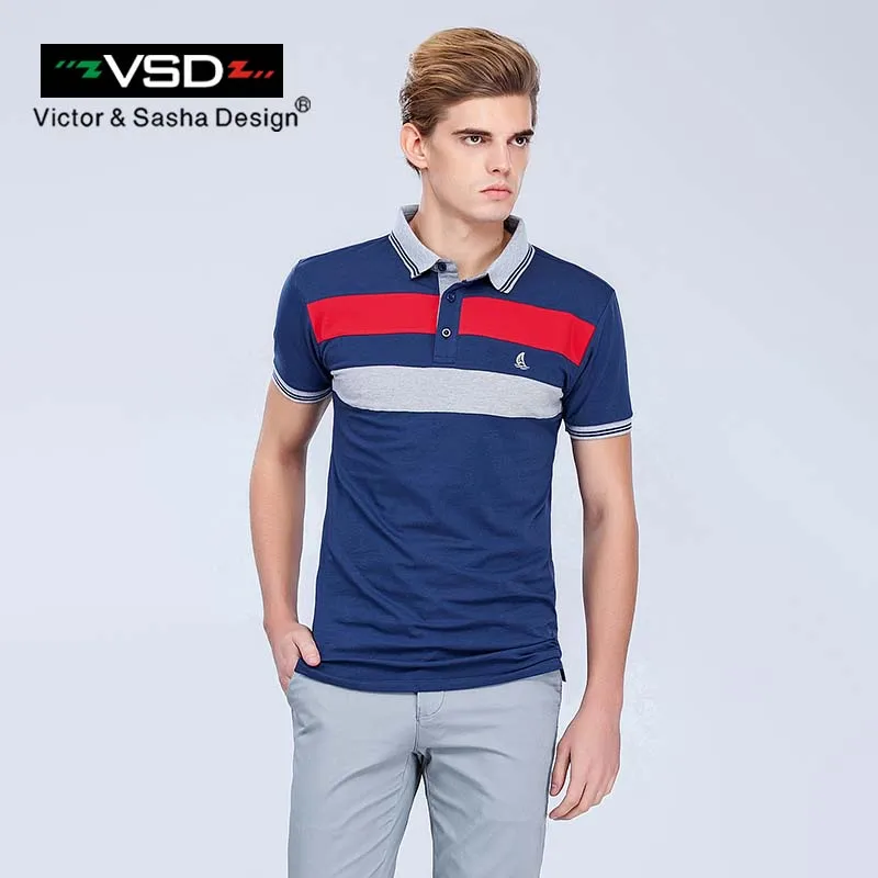 VSD Лето Playeras Хлопок Camisa Masculin Ralphmen Crocodile Поло Мужские Рубашки С Коротким Рукавом Известный Бренд мужская Homme Y6201 - Цвет: Y620Blue