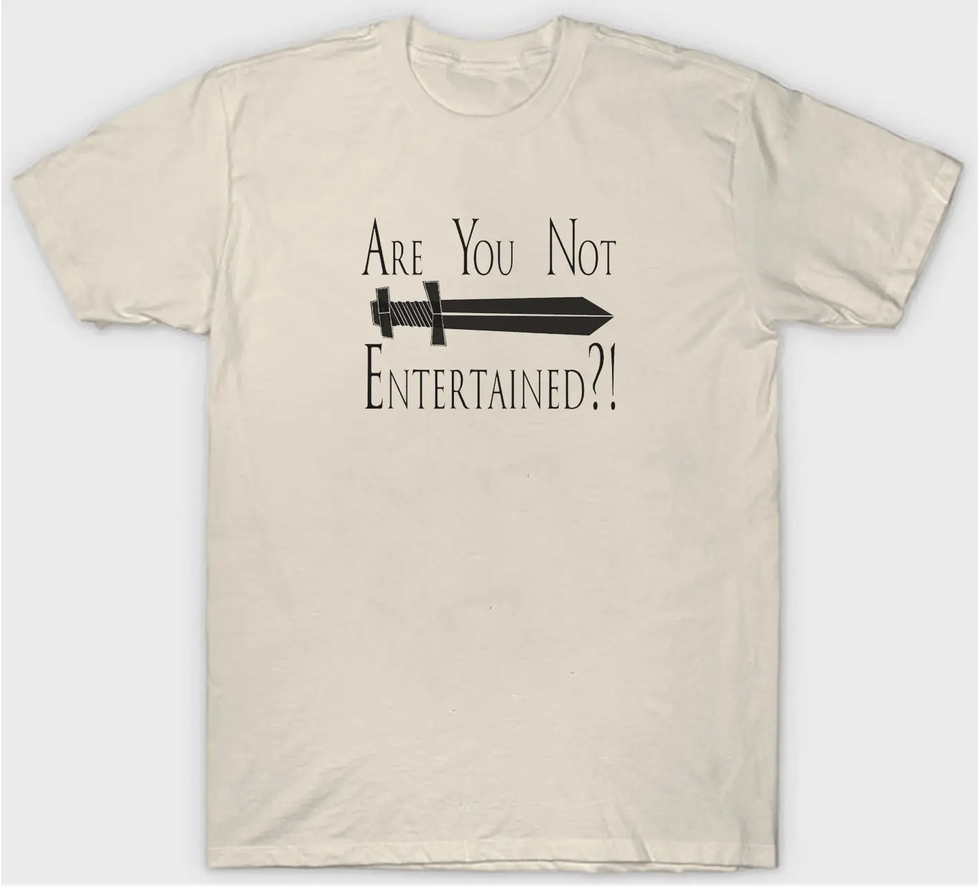 Gladiator T Shirt Are You Not Entertained Meme Film Movie Warrior Print T Shirt Men Brand Clothing T Shirts Aliexpress