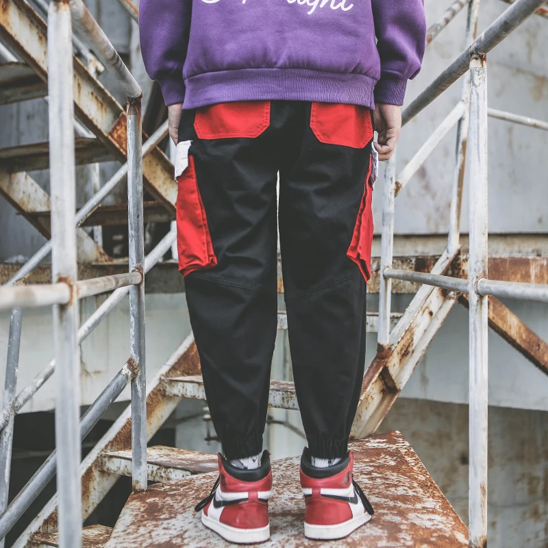 01-2 SharkPrint Joggers streetwear hip hop pants men