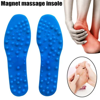 

1 Pair Massage Insoles Unisex Magnet Therapy Breathable Cuttable Shoes Insoles Cushion JS88