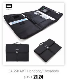 Чехол для ноутбука BAGSMART для 13-14 дюймов, ноутбук и органайзер для электроники, портфель для планшета, портфель, чехол