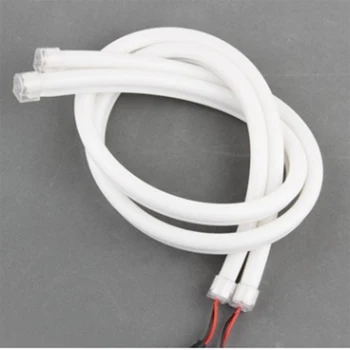

waterproof 30cm 45cm 60cm 12V car day light flexible strip cars DRL daytime running light car turn signal LED flex accent light