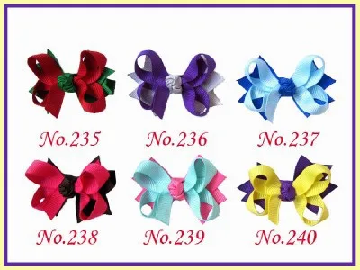 100 blessding Good Girl Custom " /2,5" Бутик волос лук клип 11 видов стилей