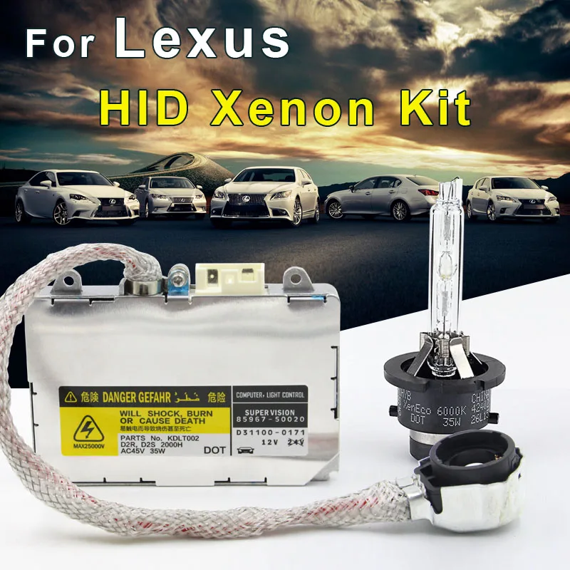 D2S D2R HID Xenon комплект для Lexus балласт фары 35 Вт ксеноновый Балласт 4300 K 8000 hid фар