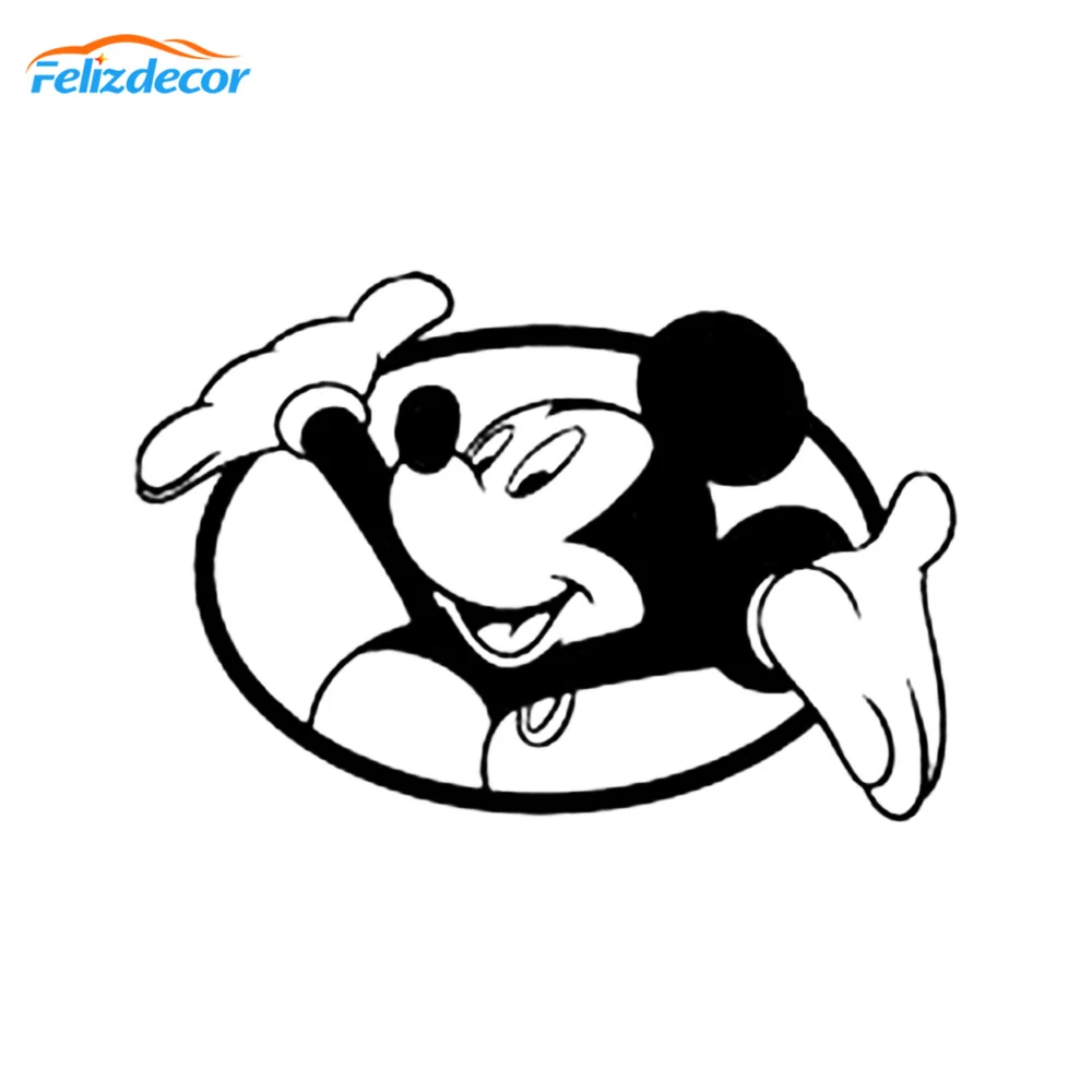 con dise/ño de Mickey Mouse Parasol para Ventana Trasera de Coche