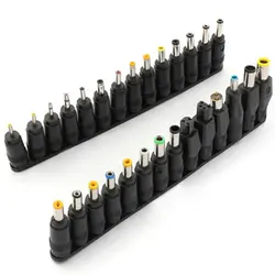 Новый универсальный 28 шт. DC power 5,5x2,1 мм Jack to 28 Plug адаптер питания для ноутбука ноутбук Высокое качество Прямая доставка