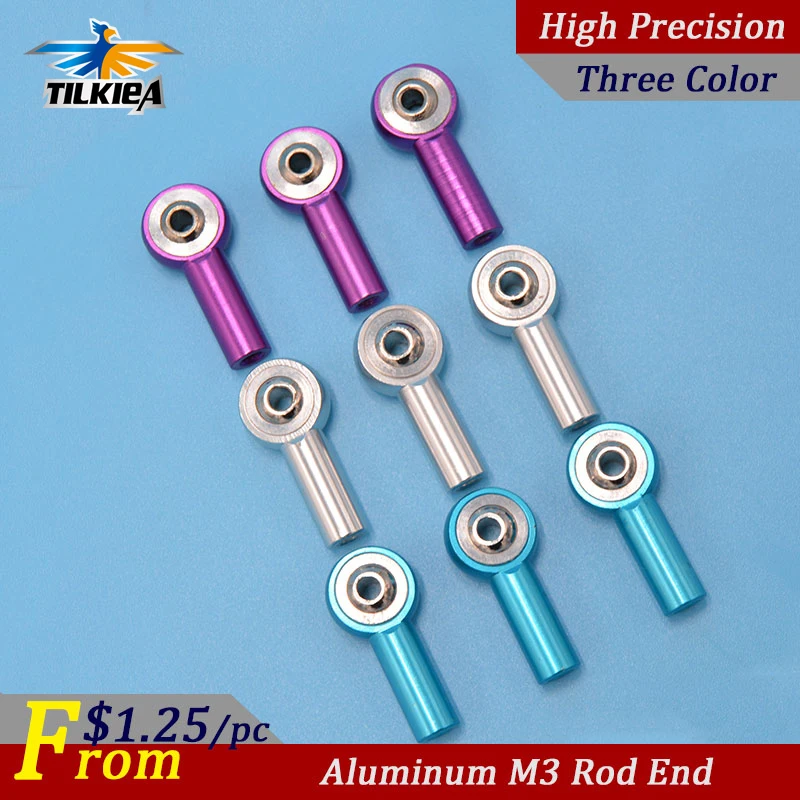

Aluminum M3 Link Rod End Ball Joint for 1/10 RC Car, Truck, Buggy Crawler
