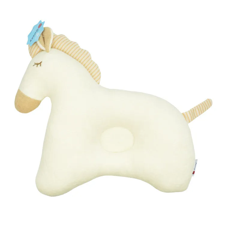 1 шт. бренд Sozzy, милая хлопковая Шейная подушка для маленьких детей, постельные принадлежности для новорожденных, детские подушки для кормления, подушка из пены памяти для детей - Цвет: Белый