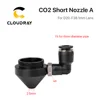 Cloudray Air Nozzle for Dia.20 FL38.1 Lens N01F CO2 Short Nozzle A with Fitting M5 for Laser Head at CO2 Laser Cutting Machine ► Photo 3/5