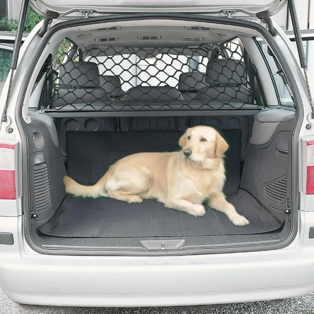 

Pet Car Carries Supplies Dog Waterproof Anti-collision Protection Net Car Isolation Barrier Pet Net Trunk Safety Pet protect