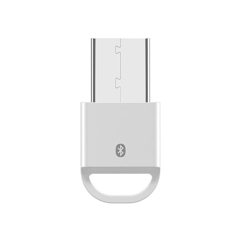 TOPK L06 USB Bluetooth ключ адаптер для компьютера ПК Беспроводная мышь Bluetooth 4,0 музыкальный приемник с динамиком передатчик - Цвет: White