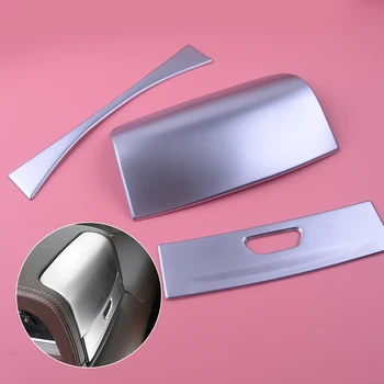 

DWCX 3pcs/set ABS Chrome Plated Rear Armrest Cup Holder Cover Trim Fit for BMW 5 Series G30 2018