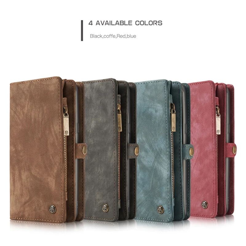 CaseMe Genuine Leather Wallet Case For Samsung font b Galaxy b font font b S8 b
