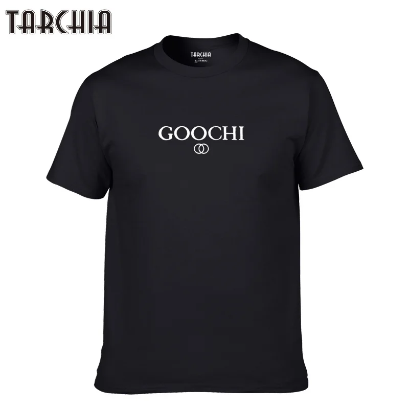 Футболка TARCHIA мужская с коротким рукавом Мягкая Повседневная тенниска принтом