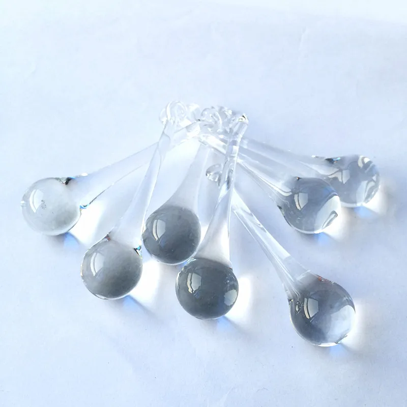 20x60mm 252pcs Clear raindrop crystal Chandelier Lustres parts